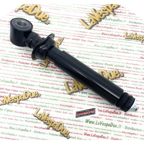 Ammortizzatore anteriore nero CARBONE per APE TM P602 220 APE TM P703 P703V FL2 oleopneumatico a doppio effetto r.o. 566505 225533