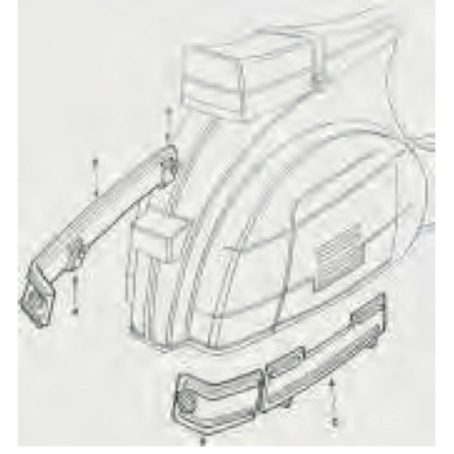 Ensemble de baguettes de protection adhésives en caoutchouc noir pour pare-chocs, garde-boue et capots de VESPA 50 90 125 SPECIAL PRIMAVERA ET3, moulures de carrosserie