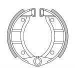 Zapatas de freno delantero POLINI 176.0151 90 x 18 para PIAGGIO BOXER BRAVO CIAO FREE SI SUPERBRAVO VESPINO F9 VELOFAX FANTIC MOTOR ISSIMO 50 BENELLI MOTORELLA 50 G2 G2L GARELLI NOI 50 MATIC VIP 1 2 3 4