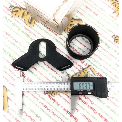 Iron dashboard with plate for VESPA APE and LAMBRETTA mopeds instrument internal diameter support 61 mm height 40 mm speedometer support rev counter low headlight