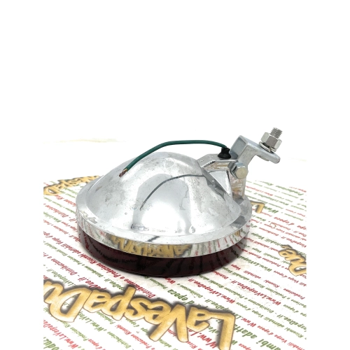 Feu antibrouillard arrière SIEM pour Vespa 125 (1949-1950), APE 125 (phare bas, levier de vitesses, side-car) et voitures anciennes Fiat Iveco.