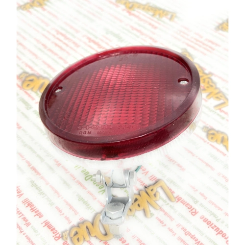 Feu antibrouillard arrière SIEM pour Vespa 125 (1949-1950), APE 125 (phare bas, levier de vitesses, side-car) et voitures anciennes Fiat Iveco.
