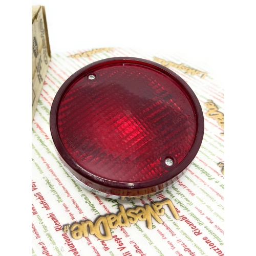 Feu antibrouillard arrière SIEM pour Vespa 125 (1949-1950), APE 125 (phare bas, levier de vitesses, side-car) et voitures anciennes Fiat Iveco.