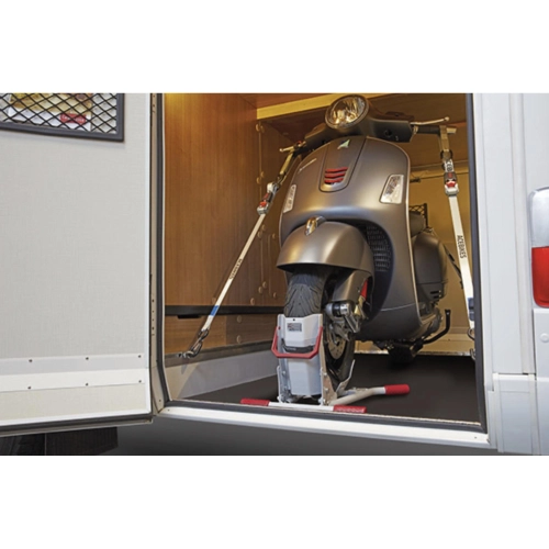 STEADYSTAND SCOOTER wheel chock for transporting VESPA PX SPRINT GS SS VBB VNB LAMBRETTA for tyres with a diameter of 10 to 13 inches and a width of 80 to 120 mm, trailer, ramp, camper, garage, van