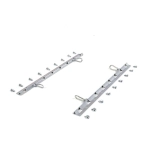 Binario FLEXI RAIL - RAILSET guide di fissaggio per trasporto VESPA PX SPRINT GS SS VBB VNB LAMBRETTA moto carrello rampa camper garage furgone