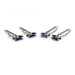 Kit di ganci e moschettoni FLEXI RAIL EXPANSION SET guide di fissaggio per trasporto VESPA PX SPRINT GS SS VBB VNB LAMBRETTA moto carrello rampa camper garage furgone