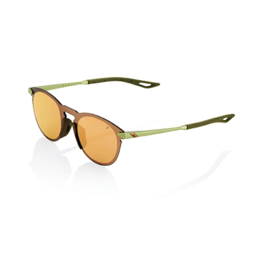 Lunettes de soleil rondes 100% LEGERE, verres multicouches bronze métallisés mats, ultra-légères et confortables, style Vespa Ape Lambretta Moto, hydrophobes et oléophobes.