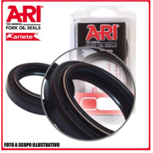 Par de tapas antipolvo para horquilla HONDA SH 125 150 33 x 45,5/49,7 x 4,5/13,8 Y