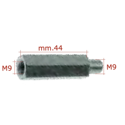 Prolunga estensione M9 mm 44 dado distanziale ammortizzatore posteriore per VESPA 125 150 200 PX PE