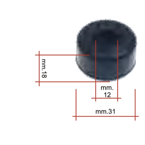 Amortiguador superior para amortiguador trasero pequeño para VESPA PK 50 125 ro 178150