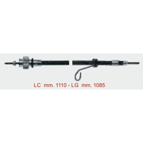Tachometer-Übertragungskabel und -Hülle für VESPA 50 125 ET2 ET4 ro 56116R 561805