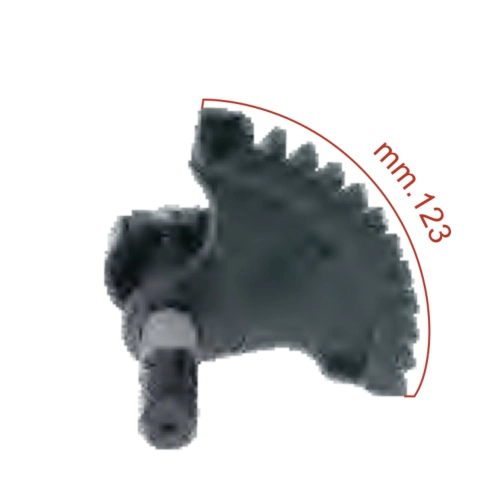 Pignon de démarreur Z 11 de 123 mm de long, Z 12 avec dernière dent, pour VESPA 50 90 125 NLR SPECIAL SS SUPER SPORT PRIMAVERA ET3 PK S ETS XL, également compatible avec APE 50 250 R, allumage Crescent ro 079734 078976 0789766