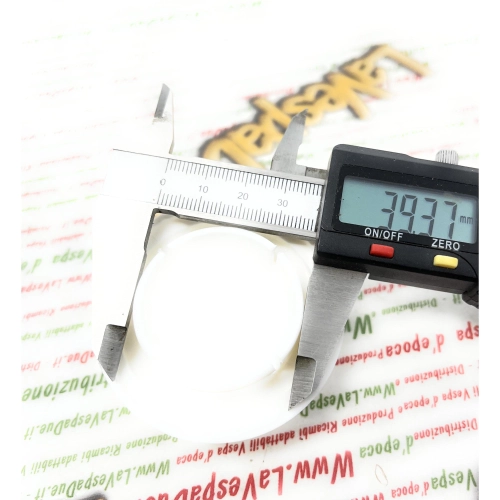 Weiße Kunststoff-Bremstrommelkappen vorne und hinten für VESPA 50 90 125 PK XL RUSH N HP FL2 ro 266306