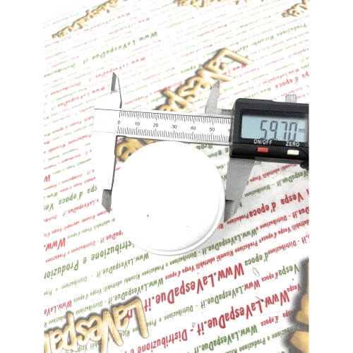 Weiße Kunststoff-Bremstrommelkappen vorne und hinten für VESPA 50 90 125 PK XL RUSH N HP FL2 ro 266306