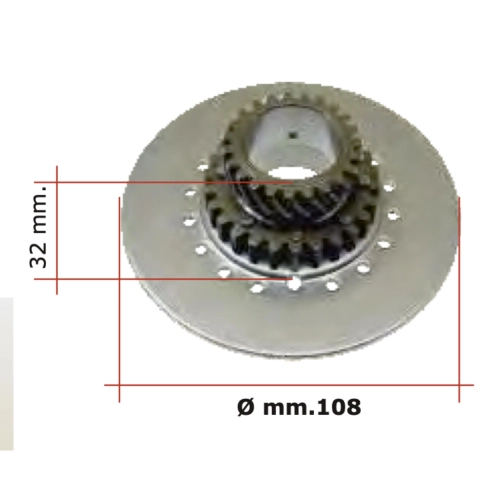 Engranaje Z 21 Z 26 Embrague Motor para VESPA COSA CL CLX 2 200 ro 237272