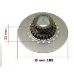Ingranaggio frizione motore denti Z 20 Z 26 per VESPA PX 125 T5 r.o. 241346