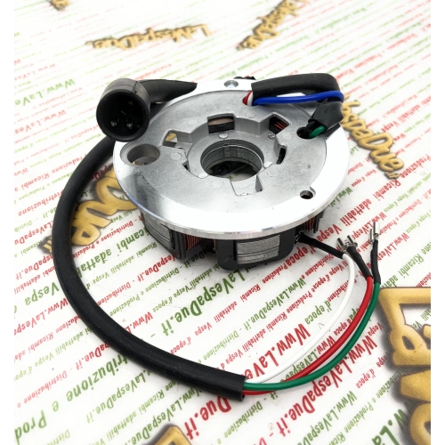 Originaler Spulenträger-Stator für VESPA PK 50 125 XL RUSH FL N HP V5X3T VMX6T V5X4T VMX7T V5X5T V5N1T von 1982 bis 1990 APE 50 TM P ro 199495 497654