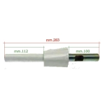 Tubo comando cambio manubrio 4 velocità per VESPA 50 SPECIAL ELESTART dal telaio V5B3T 62020 lungo 28,3 cm r.o. 135935 139008