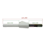 Tubo comando cambio per VESPA 125 150 180 PRIMAVERA TS GT GTR RALLY GL SPRINT 180 SS lungo 29.2 cm r.o. 090538 070587