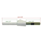 Tubo comando cambio 4 velocità per VESPA 125 150 200 RALLY TS PRIMAVERA ET3 SUPER SPRINT RALLY lungo 31 cm r.o. 137840