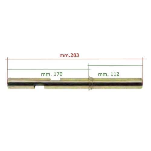 Throttle control tube for VESPA 50 SPECIAL 125 PRIMAVERA 3 and 4 speed models ro 137939 137951