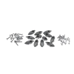 Kit d'embouts de rivets pour marchepieds VESPA 125 150 180 200 SPRINT GT GTR RALLY SUPER GL pour rails de 18 mm
