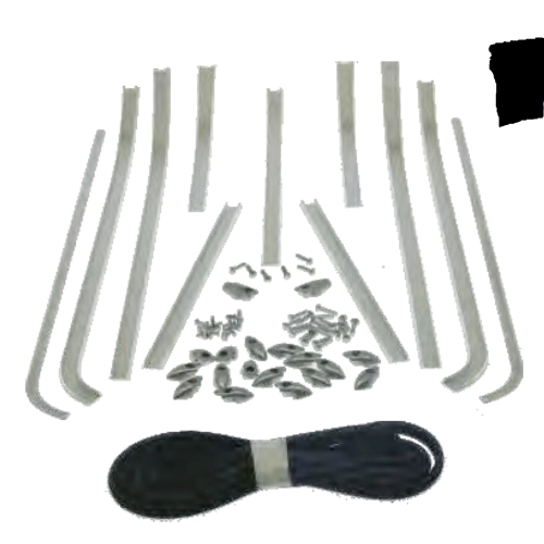 Jeu complet de baguettes de seuil pour Vespa 150 GS VS2T VS3T VS4T VS5T, produit italien d'excellente qualité.