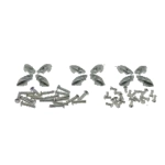 Kit d'embouts de rivets pour marchepieds VESPA 125 150 VNB3 VNB4 VNB5 VNB6 de 1958 à 1966 VBB2T de 1963 à 1965 pour lames de 14 mm