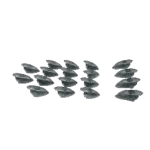 Kit d'embouts pour baguettes de marchepied VESPA 125 VM1T VM2T adaptable aux feux de croisement VN1T VN2T pour baguettes de 19 mm