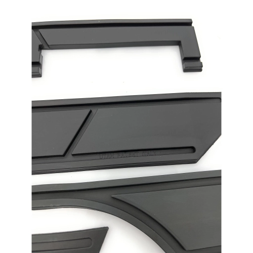 Ensemble de bandes adhésives en caoutchouc noir pour pare-chocs, garde-boue et capots de VESPA 80, 125, 150, 200 PX, PE, ARCOBALENO, ELESTART MY. Moulures de carrosserie disponibles en stock dans l'Utah.