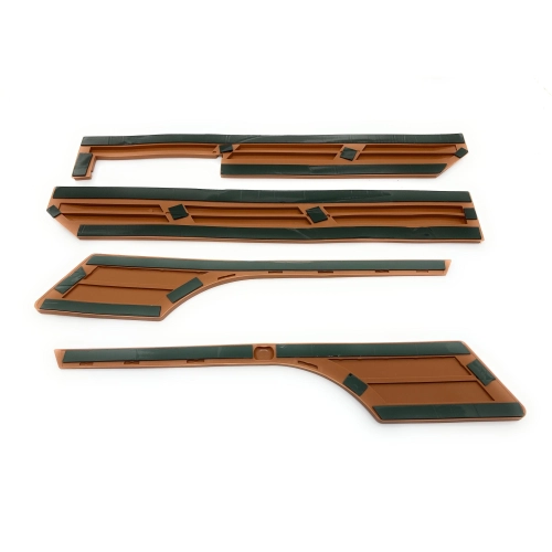 Ensemble de protections adhésives en caoutchouc marron pour pare-chocs VESPA 80 125 150 200 PX PE ARCOBALENO ELESTART MY, garde-boue, capots, moulures, protections de carrosserie. Stock en entrepôt UTAH