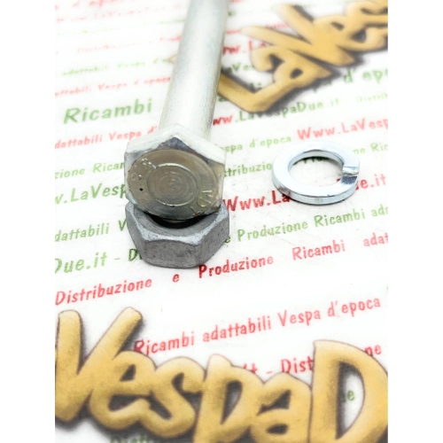 Boulon de fixation moteur pour VESPA 50 90 125 PRIMAVERA ET3 PK XL FL2 RUSH N HP, complet avec écrou et rondelle ro 078588 020110