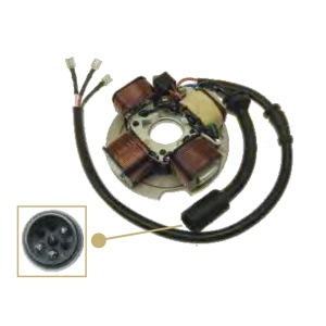 PIAGGIO 4-poliger Stator mit Platte für VESPA PK 50 XL RUSH N ohne Elektrostarter ro 234321