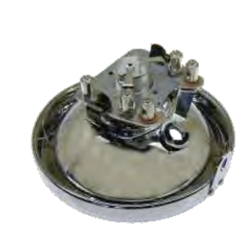 Grupo óptico de faro SIEM Ø 105 mm para VESPA 125 VNA1T VNA2T VNB1T VNB2T completo con portalámparas y marco de anillo con manillar desmontable ro 087310