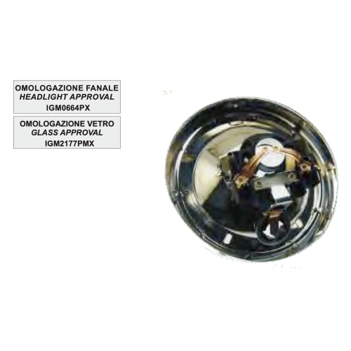 Groupe optique de phare SIEM Ø 115 pour VESPA 125 VNB 3 4 5 6T 150 VBA VBB 160 GS complet avec écrou annulaire et support de lampe ro 092326 150384