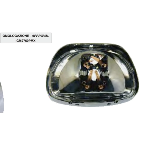 Phare SIEM complet pour VESPA 125 GT 150 GL 150 SPRINT 180 SS ro 070459 151198, avec cadre et support de lampe.