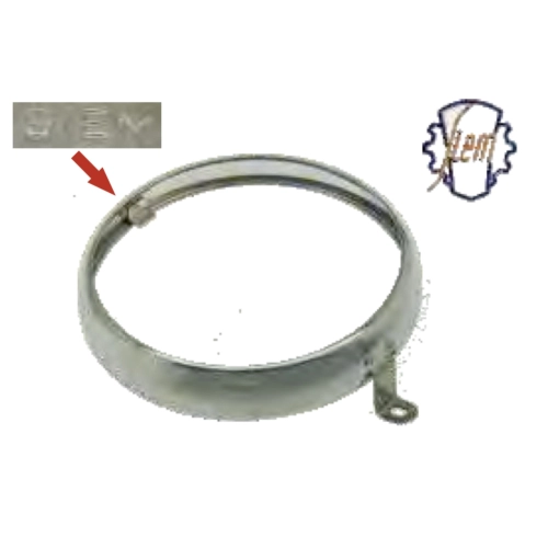 SIEM Headlight Bezel Ø 105 mm for VESPA 150 VL1T STRUZZO ro 1R000196 023444