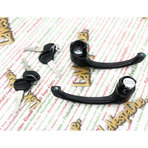 Kit completo de manijas de puerta APE 420 MP601 CLASSIC 220 VESPA CAR P2 P3 CLASSIC MAX DIESEL MP P501 P601 ro 109244 126278 837147 1262785 127278 127468 1274685 manija de puerta derecha e izquierda