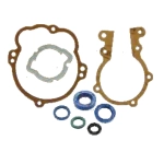 Juego de juntas de motor con retenes de aceite CORTECO y ROLF para modelos PIAGGIO CIAO BRAVO SI GRILLO BOXER 50 con variador, junta de base de cilindro de aluminio.