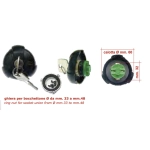 Tappo serbatoio carburante per ciclomotori PIAGGIO CIAO SI BRAVO APE 50 P r.o. 445271 modelli con serbatoio in metallo con serratura e chiavi