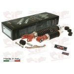 Kit de amortiguadores delanteros y traseros CARBONE SPORT TUNING para VESPA 50 PK 50 XL, ajustables con 3 posiciones, completo con accesorios para revisión y restauración.