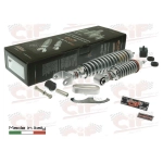 Kit de amortiguadores delanteros y traseros CARBONE SPORT ELEGANT para VESPA 50 90 125 NLR SPECIAL ET3 PRIMAVERA, ajustables con 3 posiciones, completo con accesorios para revisión y restauración.