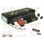 Kit d'amortisseurs avant et arrière CARBONE SPORT TUNING pour VESPA PX PE 80 125 150 200 ARCOBALENO T5, réglable sur 3 positions, avec accessoires de révision et de restauration.