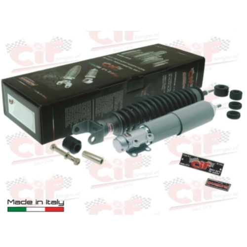 Kit de amortiguadores delanteros y traseros CARBONE para VESPA 50N 50 HP 50 125 FL RUSH PK 125 PK 125 XL completo con accesorios para revisión y restauración.