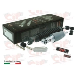 Kit de amortiguadores delanteros y traseros CARBONE para VESPA 50 125 PK XL, completo con accesorios para revisión y restauración.