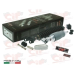 Kit de amortiguadores delanteros y traseros CARBONE para VESPA 50 90 NLR SPECIAL 125 PRIMAVERA ET3 completo con accesorios para revisión y restauración.