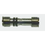 Perno comando sospensione anteriore per APE P 50 con fori ingrassatore r.o. 154676 asse 71 mm x ø 16 mm
