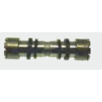 Perno comando sospensione anteriore per APE CAR con fori ingrassatore asse 84 mm x ø 18 mm completo di 2 oring e 2 paraoli