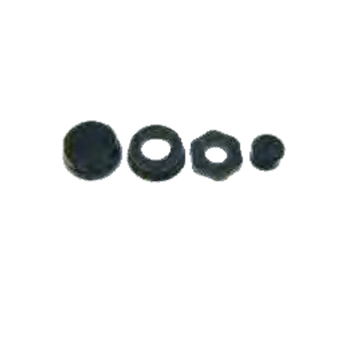 Set of 4 rubber pads for brake pump overhaul for APE MP APE 175 with hexagonal washer ro 154694 wheel brake shoe pump