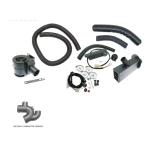 Kit riscaldamento cabina interna APE 50 P 50 FL2 EUROPA APE 50 CATALITICI APE 50 MIX EURO2 con nicchia alluminio per marmitta originale PIAGGIO
